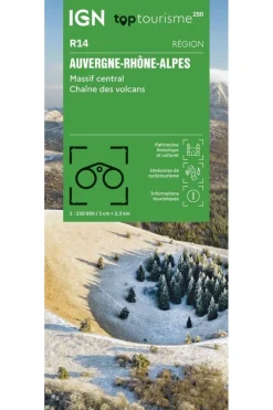 IGN Boek Auvergne - Rhône-Alpes - Massif Central - Chaîne Volcans