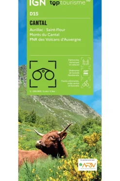 IGN Boek Cantal - Aurillac St Flour Monts Du Cantal