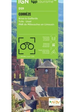 IGN Boek Corrèze - Brive-La-Gaillarde Tulle Ussel Millevaches Limousin
