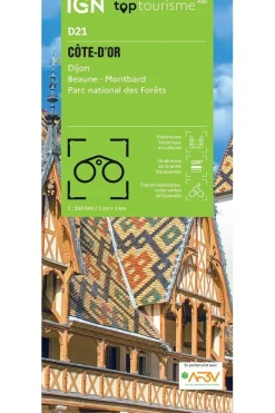 IGN Boek Côte D'Or - Dijon Beaune Montbard Pn De Forêts