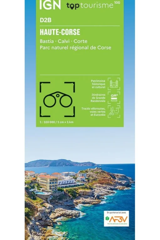 IGN Boek Haute-Corse - Bastia Calvi Corte Pnr Corse
