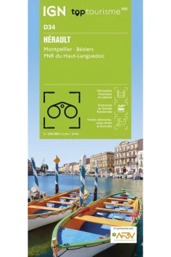 IGN Boek Hérault - Montpellier Béziers Pnr Haut-Languedoc