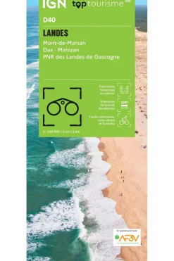 IGN Boek Landes-Mont-De-Marsan Dax Mimizan Landes Gascogne Pnr