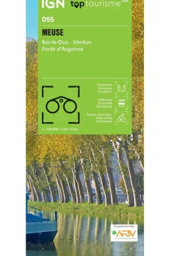 IGN Boek Meuse - Bar-Le-Duc Verdun Forêt D'Argonne
