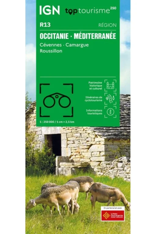 IGN Boek Occitanie Méditerranée - Cévennes - Camargue - Roussillon