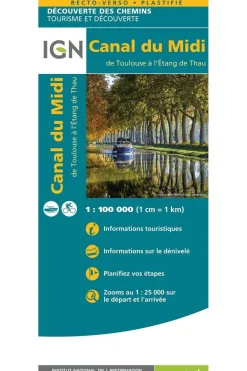 IGN Canal du Midi - de Toulouse à l'Etang de Thau
