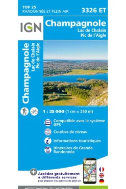 IGN Champagnole / Lac de Chalain / Pic de l'Aigle gps