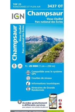 IGN Champsaur / Vieux Chaillol / PNR des Ecrins gps