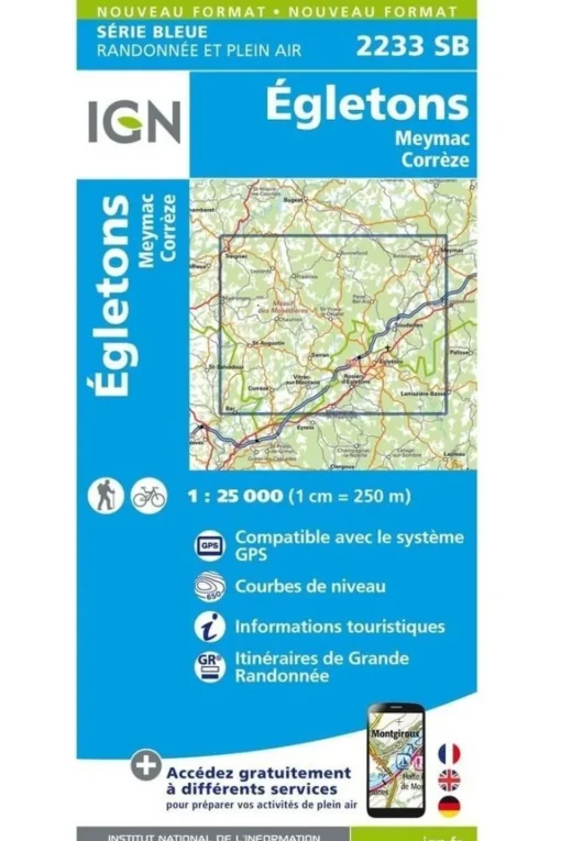 IGN Egletons / Meymac / Corrèze