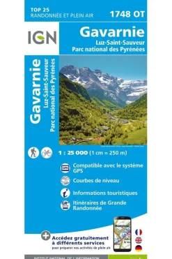 IGN Gavarnie / Luz-St-Sauveur / PNR des Pyrénées gps