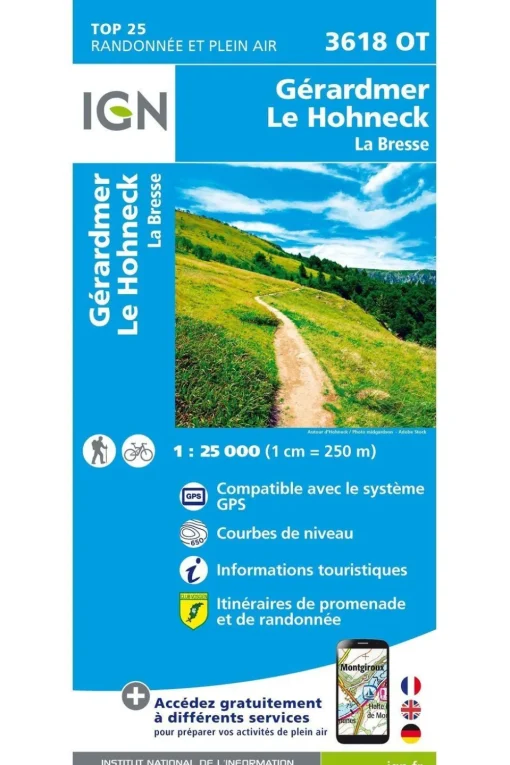 IGN Gérardmer/ Le Hohneck / La Bresse gps