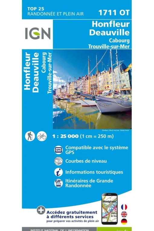 IGN Honfleur / Deauville / Cabourg / Trouville-sur-Mer gps