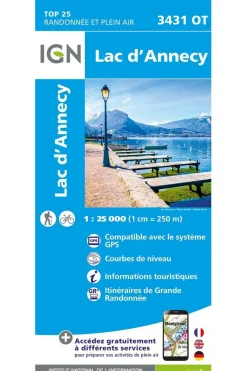 IGN Lac d'Annecy gps