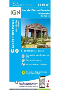 IGN Lac de Pierre-Percée / Abreschwiller / Le Donon gps