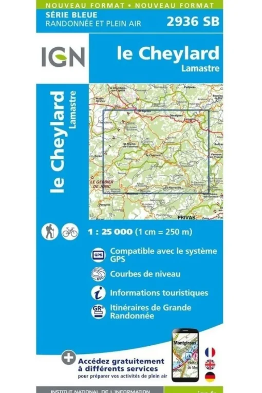 IGN Le Cheylard / Lamastre