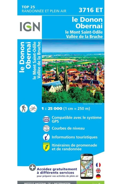 IGN Le Donon / Obernai / Mont-Saint-Odile / Vallée Bruche