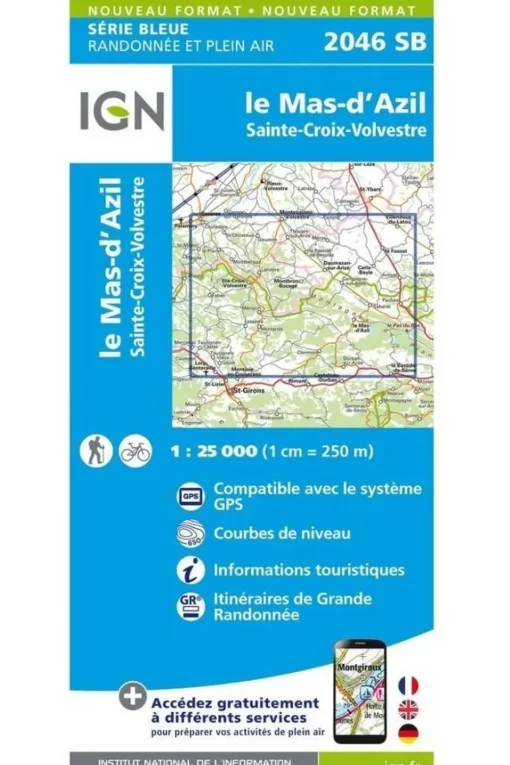 IGN Le Mas-d'Azil / Ste-Croix-Volvestre