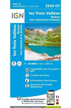 IGN Les Trois Vallées / Modane PN de la Vanoise gps