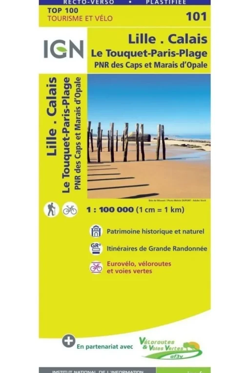 IGN Lille / Calais /Touquet-Paris-Plage PNR Caps&Marais Opale