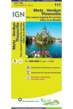 IGN Metz / Verdun / Thionville ign PNR Lorraine-Vallée Moselle