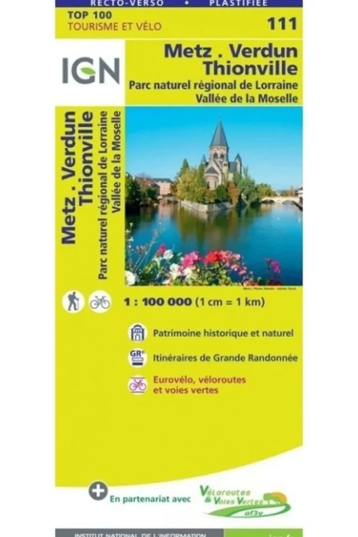 IGN Metz / Verdun / Thionville ign PNR Lorraine-Vallée Moselle