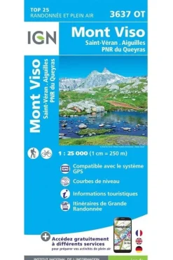 IGN Mont Viso / St-Véran / Aiguilles / PNR du Queyras gps