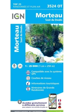 IGN Morteau / Saut du Doubs gps