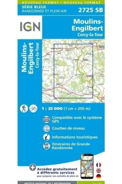 IGN Moulins-Engilbert / Cercy-la-Tour gps
