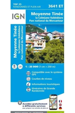 IGN Moyenne Tinée / La Colmiane-Valdeblore gps