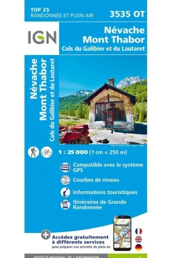 IGN Névache / Mont Thabor / Cols du Galibier et du Lautarat gps