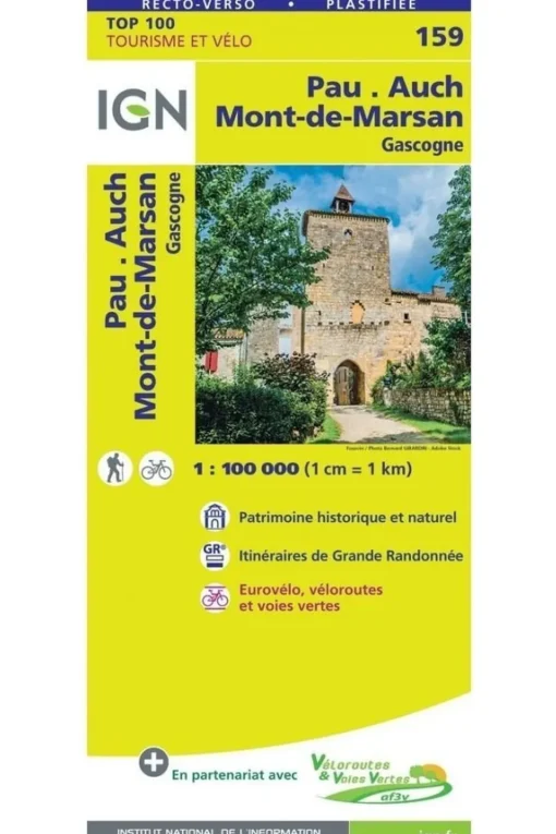 IGN Pau / Auch / Mont-de-Marsan ign Gascogne
