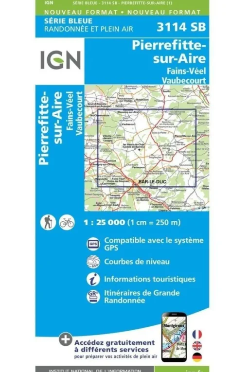 IGN Pierrefitte-sur-Aire / Fains-Véel / Vaubecourt