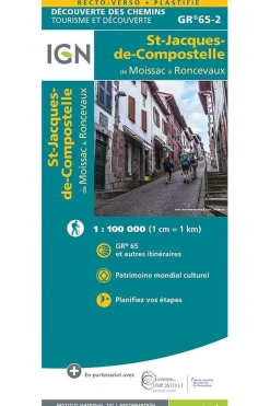 IGN St-Jacques-de-Compostelle / Moissac - Roncevaux GR65-2