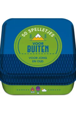 Image Books Buiten 50 spelletjes voor buiten in blik