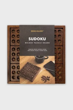 Iron & Glory Speelgoed Premium Wooden Sudoku Puzzle
