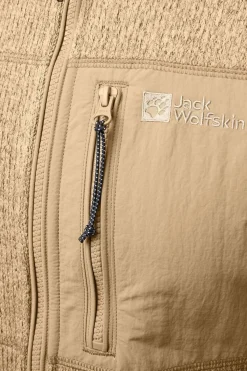 Jack Wolfskin Fleece Kaminfeuer Hooded Jkt M