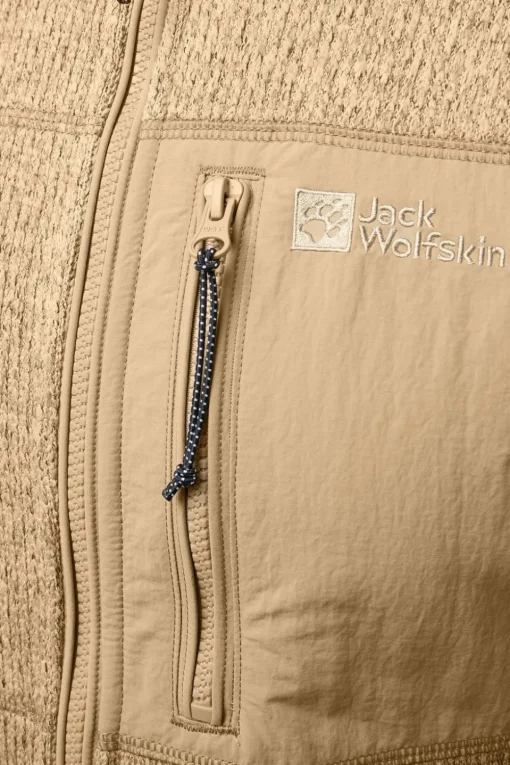 Jack Wolfskin Fleece Kaminfeuer Hooded Jkt M