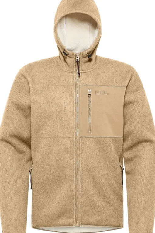 Jack Wolfskin Fleece Kaminfeuer Hooded Jkt M