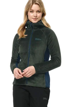 Jack Wolfskin Fleece Rotwand Hooded Fz