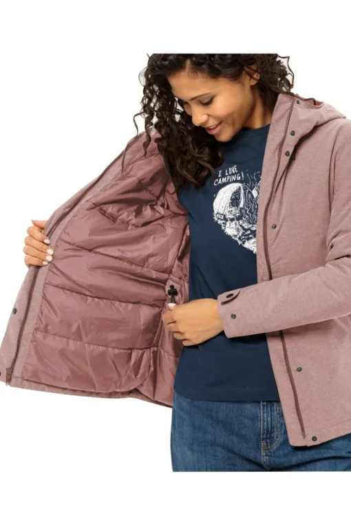Jack Wolfskin Regenjas Snowy Park  W