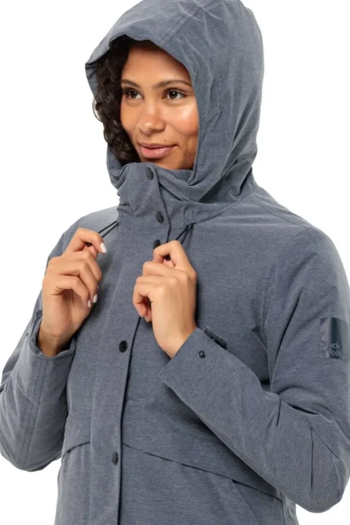 Jack Wolfskin Regenjas Snowy Park  W