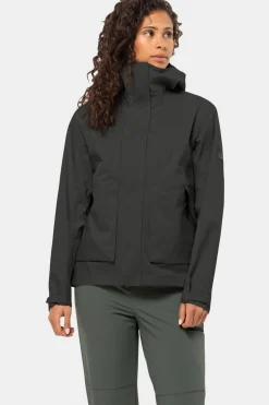 Jack Wolfskin Regenjas Wandermood 3L  W