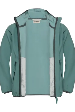 Jack Wolfskin Softshell Jas Fourwinds Jacket Kids
