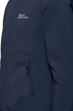 Jack Wolfskin Softshell Jas Fourwinds Jacket Kids