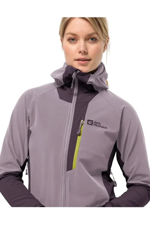 Jack Wolfskin Softshell Jas Alpspitze Hoodie W