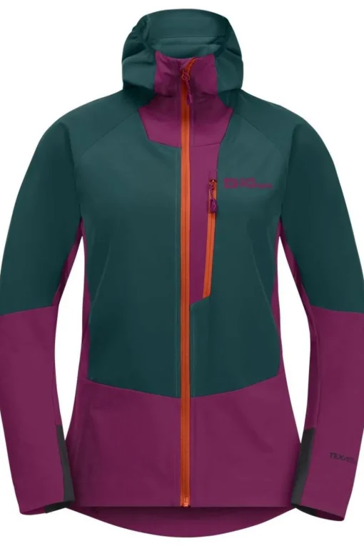Jack Wolfskin Softshell Jas Alpspitze Hoodie W