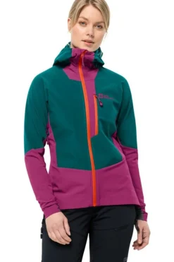 Jack Wolfskin Softshell Jas Alpspitze Hoodie W