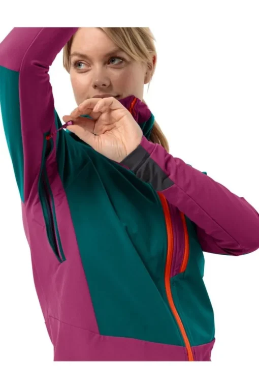 Jack Wolfskin Softshell Jas Alpspitze Hoodie W