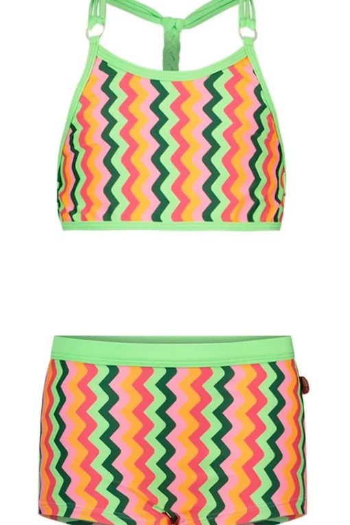 Just Beach Bikini Zigzag Braid