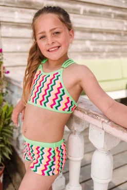 Just Beach Bikini Zigzag Braid